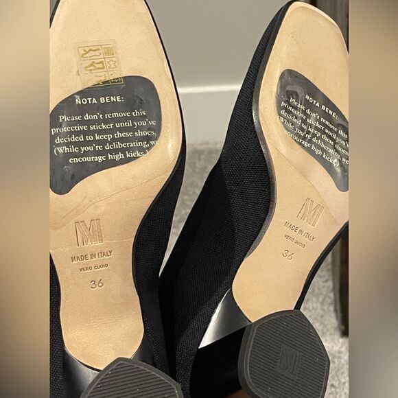 M. M. Lafleur Black Nina Knit Boots - Picture 12 of 15